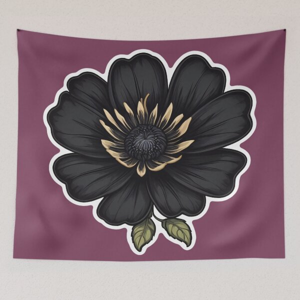 Item preview, Black Flower designed and sold by MadnessEnvelope.