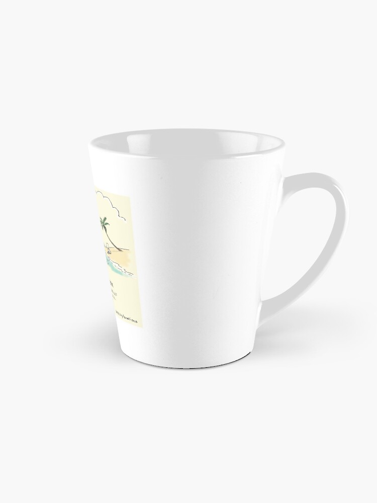 Thumbnail 1 of 4, Coffee Mug, The Paradise Paradox - including text designed and sold by sketchplanator.