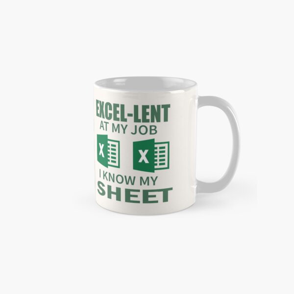 Artikel-Vorschau von Excel Ich weiß, mein Blatt, designt und verkauft von Science Engineering Gifts.