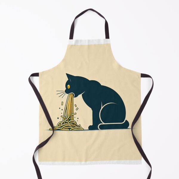 Item preview, Black Cat Pukes Spaghetti designed and sold by DSoriaDesign.