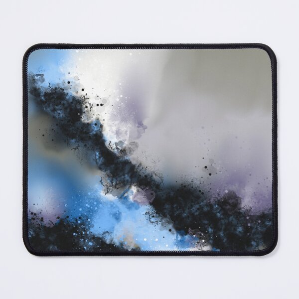 Item preview, The Storm Is Coming - Blue Purple Black White Abstract designed and sold by Joey Santiago.