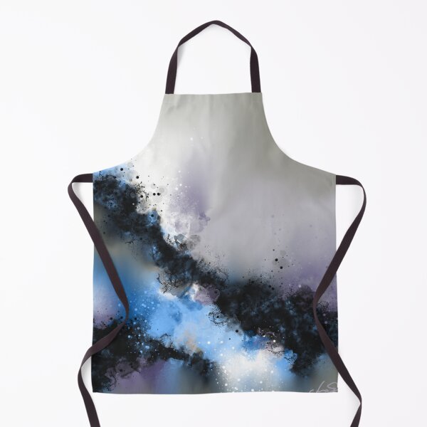 Item preview, The Storm Is Coming - Blue Purple Black White Abstract designed and sold by Joey Santiago.