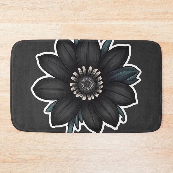 Item preview, Cute Black Flower designed and sold by MadnessEnvelope.