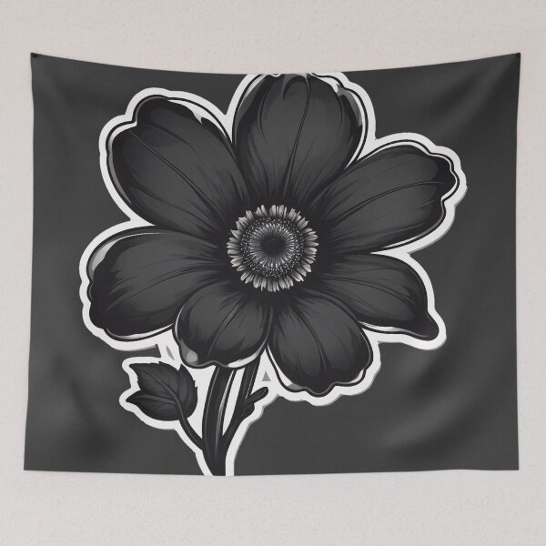 Item preview, Cute Dark Flower designed and sold by MadnessEnvelope.
