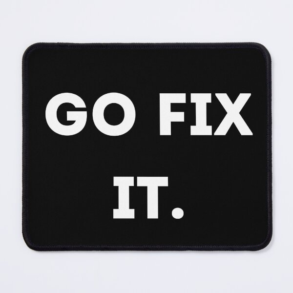 Item preview, Go Fix It - white designed and sold by VasInd.