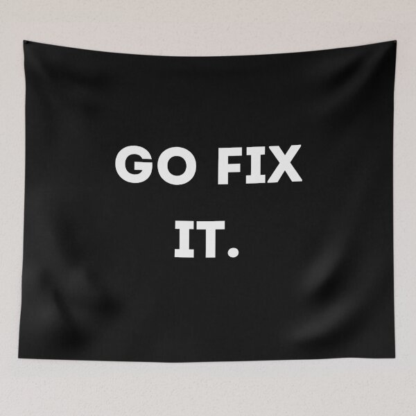 Item preview, Go Fix It - white designed and sold by VasInd.