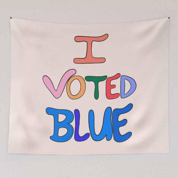 Item preview, I voted blue 2024 designed and sold by Thalia Roman.