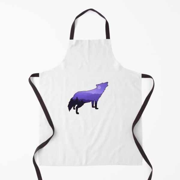 Item preview, Forest Night in Mountain Purple Wolf designed and sold by Domiska.