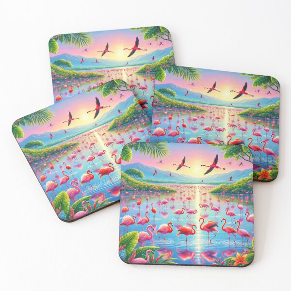 Item preview, Land Of Flamingoes designed and sold by Oonward2021.
