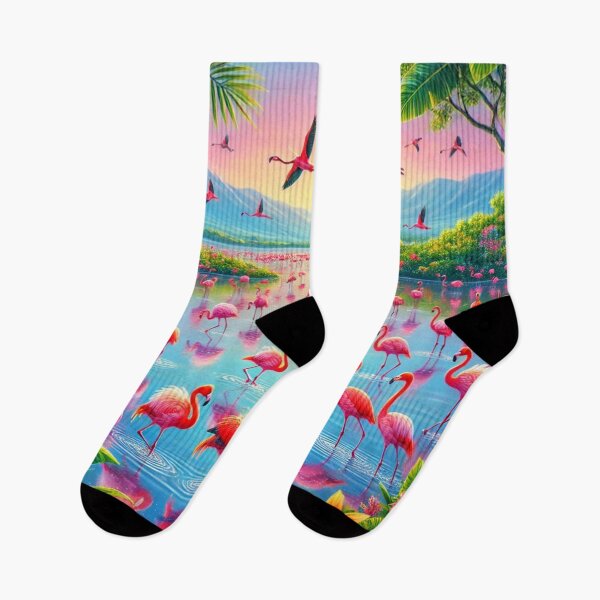 Item preview, Land Of Flamingoes designed and sold by Oonward2021.