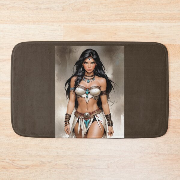 Item preview, Native American Indian Woman designed and sold by ArtCraftLab.