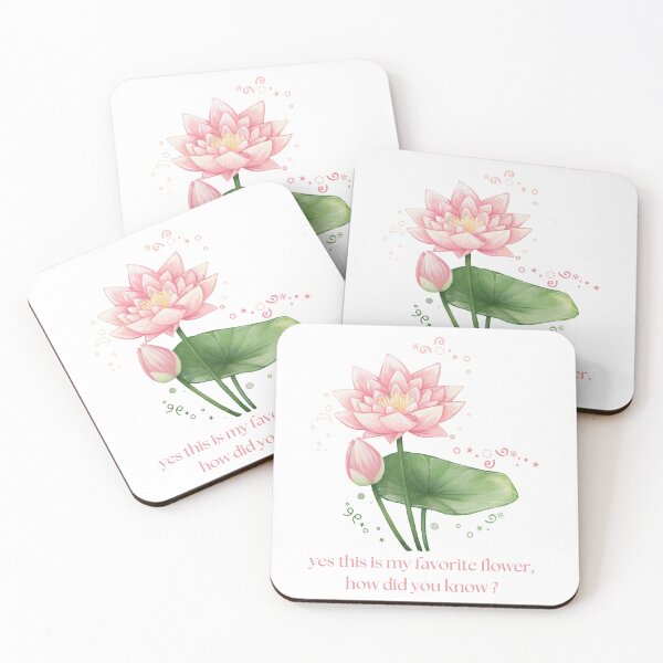 Item preview, "Lotus is my favorite flower..." designed and sold by Daintywear.