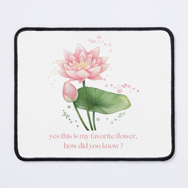 Item preview, "Lotus is my favorite flower..." designed and sold by Daintywear.