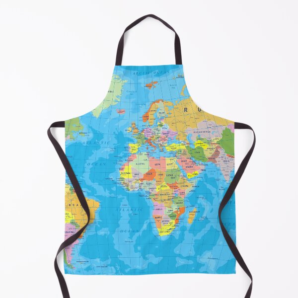 Item preview, Vintage world map designed and sold by pineapplearti.
