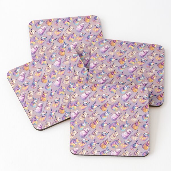 Item preview, Rainbow Llama Magic Pattern  designed and sold by natalidesign.
