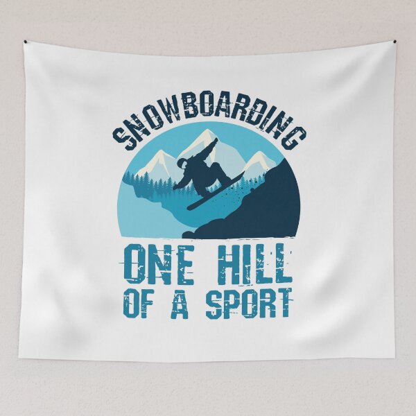 Item preview, Snowboarding One Hill of a Sport designed and sold by jaygo.