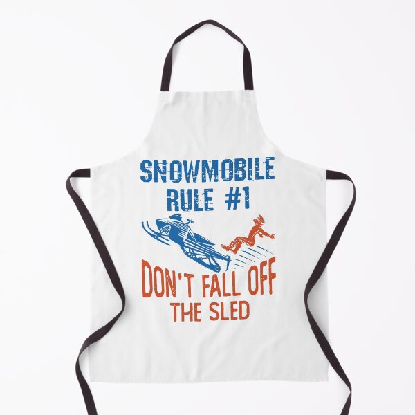 Item preview, Funny Snowmobile Rule Don't Fall Off designed and sold by jaygo.