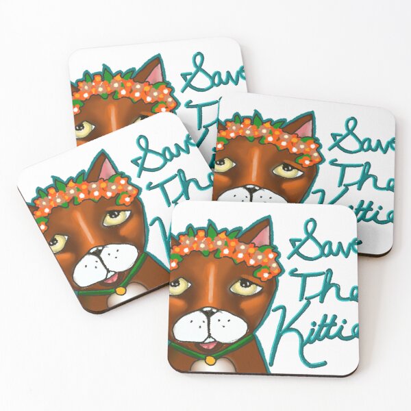Item preview, Save the Kitties designed and sold by Byrne&Bramble.
