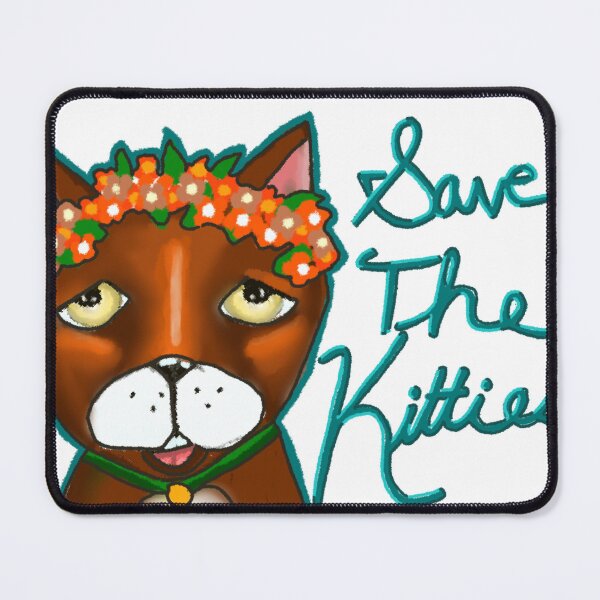 Item preview, Save the Kitties designed and sold by Byrne&Bramble.