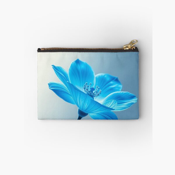 Item preview, elegant blue flower designed and sold by melissabeta.