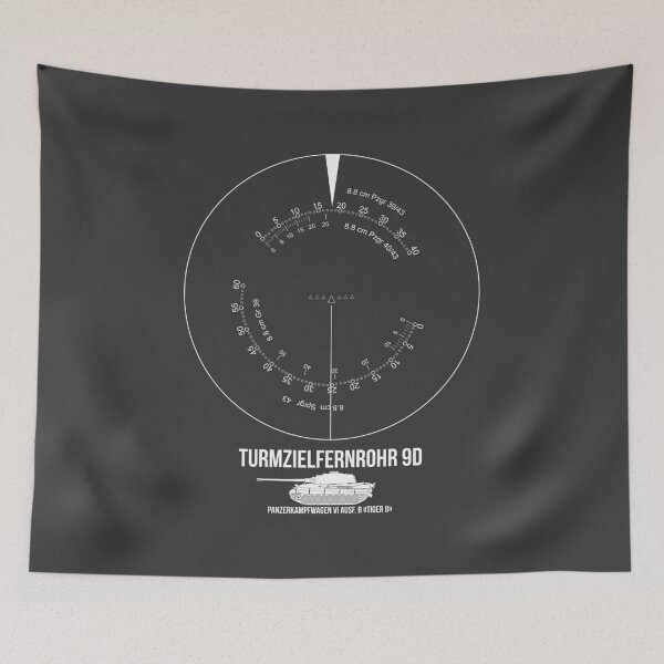 Item preview, Turmzielfernrohr 9d sight of the German Tiger II tank. on dark designed and sold by FAawRay.