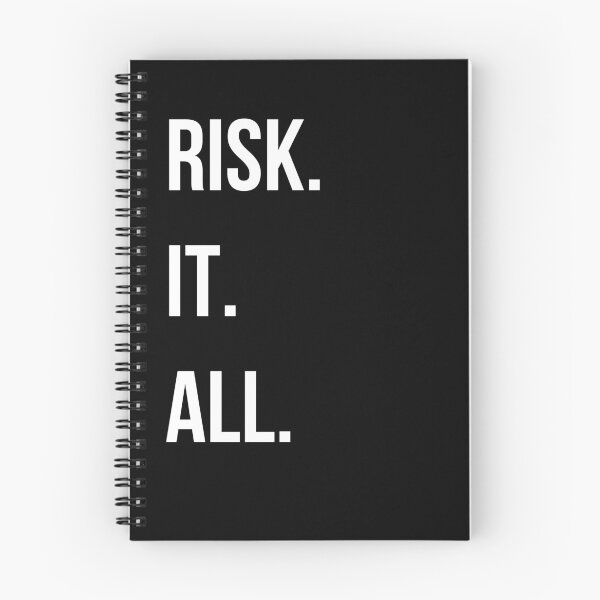 Item preview, Risk It All - white designed and sold by VasInd.