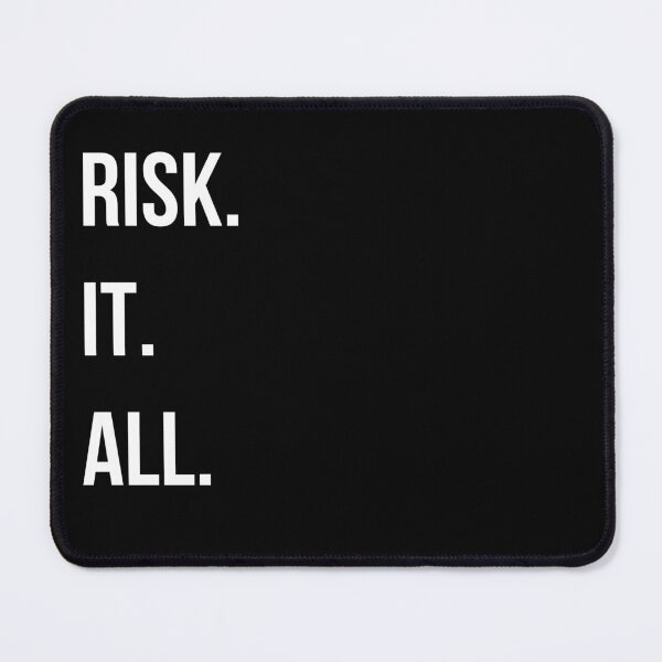 Item preview, Risk It All - white designed and sold by VasInd.