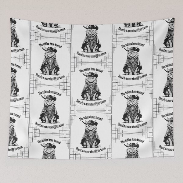 Item preview, Cat, sheriff cowboy  designed and sold by Hen-C-Art.