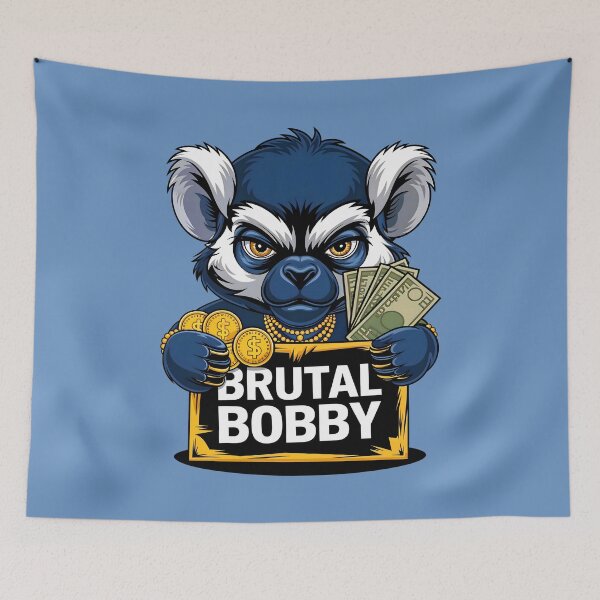 Item preview, Brutal Bobby Gangster Lemur designed and sold by TheArtOfPat.