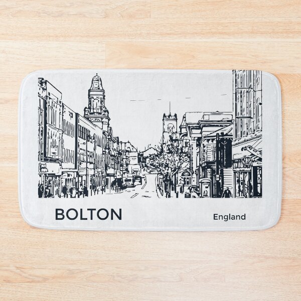 Artikelvorschau, Bolton, England entworfen und verkauft von Lakeric Cityscapes.