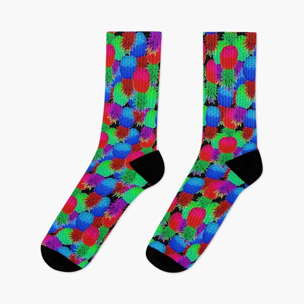 Item preview, Upside Down Neon Pineapple Pattern | IYKYK Vibrant Lifestyle designed and sold by JLEmporium.