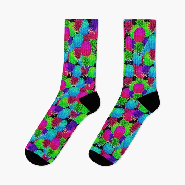 Item preview, Upside Down Neon Pineapple Pattern | IYKYK Vibrant Lifestyle designed and sold by JLEmporium.