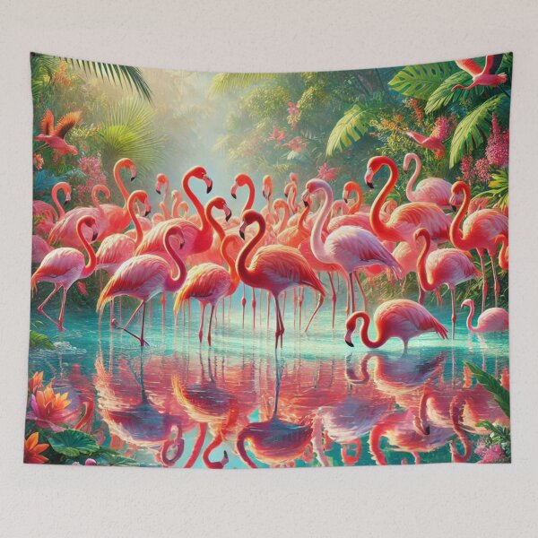 Item preview, Love For Flamingoes designed and sold by Dream Bloom Gallery.