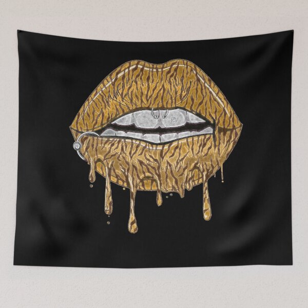 Item preview, Liquid leopard print lips designed and sold by Hen-C-Art.