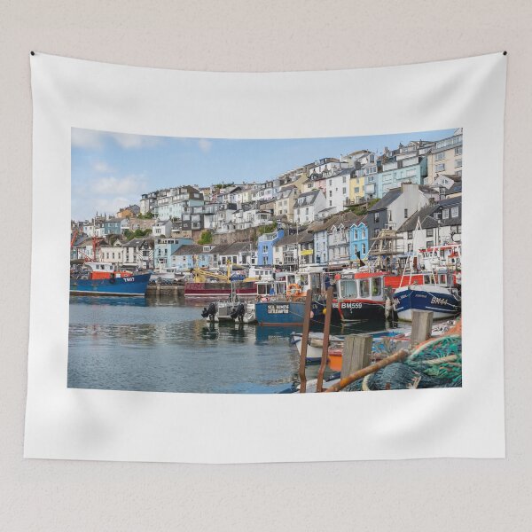 Item preview, Brixham Harbour on the Devon coast designed and sold by yackers1.