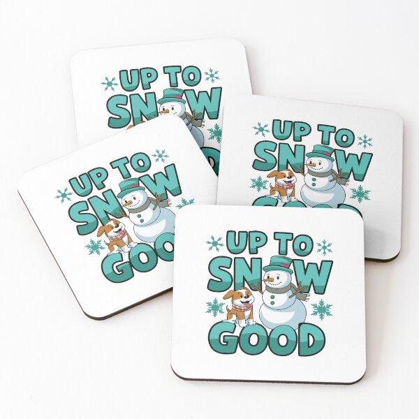 Item preview, Up to Snow Good – Snowman & Puppy designed and sold by mergmart.