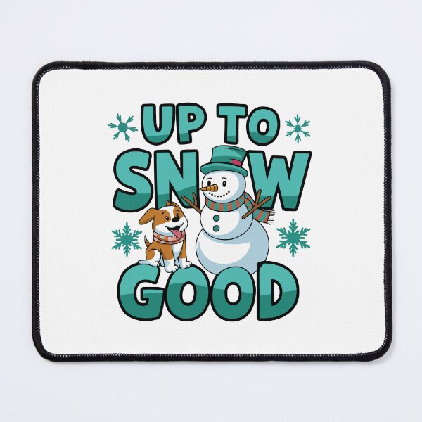 Item preview, Up to Snow Good – Snowman & Puppy designed and sold by mergmart.