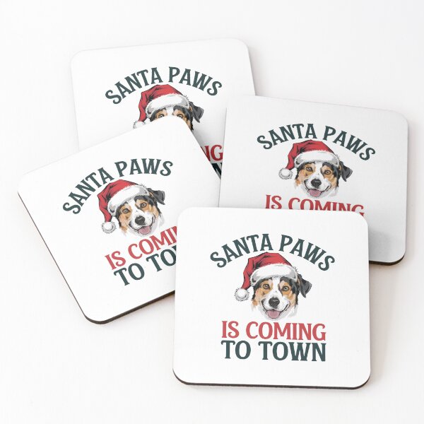Item preview, Santa Paws Is Coming to Town designed and sold by mergmart.