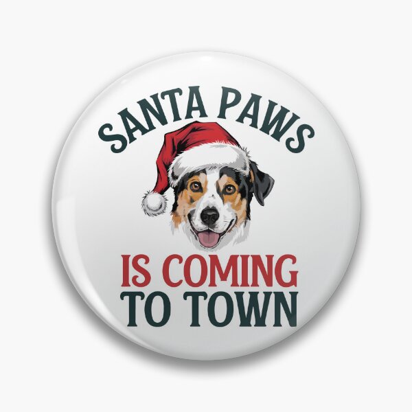 Item preview, Santa Paws Is Coming to Town designed and sold by mergmart.