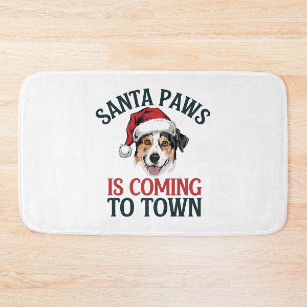 Item preview, Santa Paws Is Coming to Town designed and sold by mergmart.