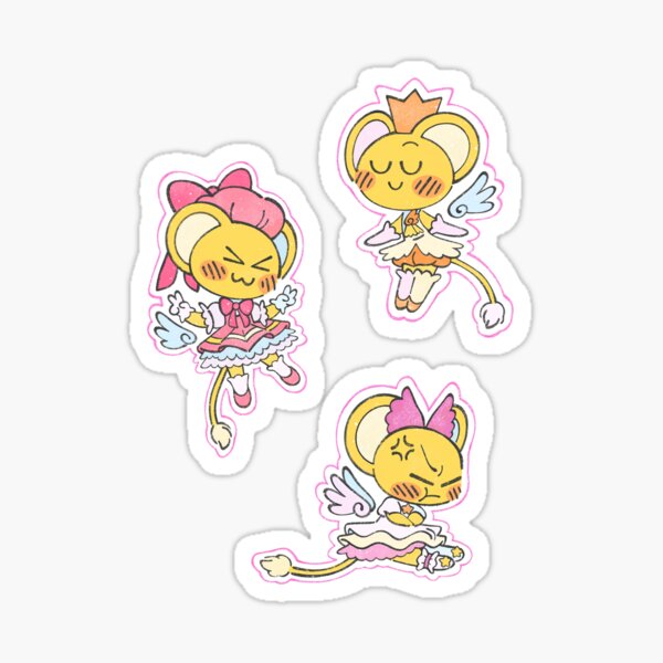 Item preview, Kero with Cute Outfits Stickers | Cardcaptor Sakura designed and sold by 8d2t.