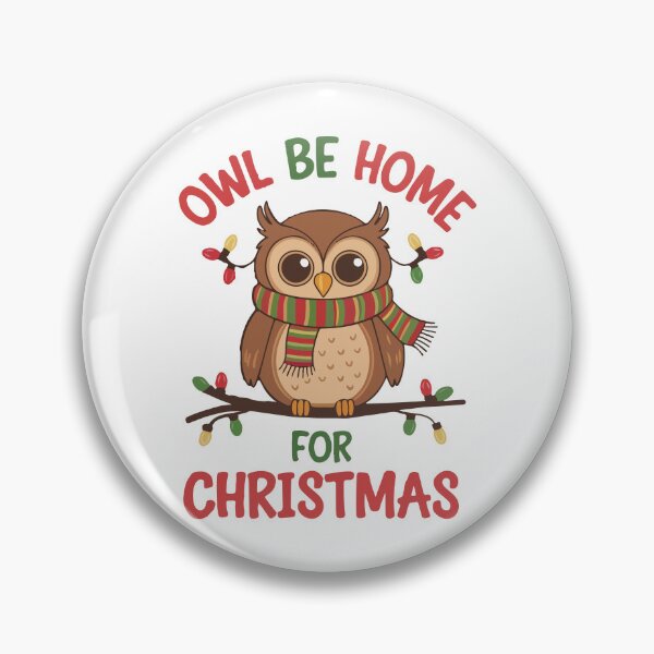 Item preview, Owl Be Home for Christmas designed and sold by mergmart.