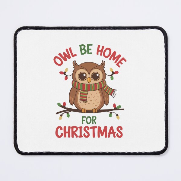 Item preview, Owl Be Home for Christmas designed and sold by mergmart.