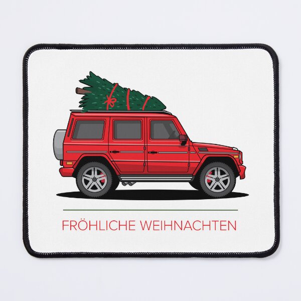 Item preview, Merc 4x4 SUV Luxury Car Red Christmas Wagon designed and sold by blackdogshop.