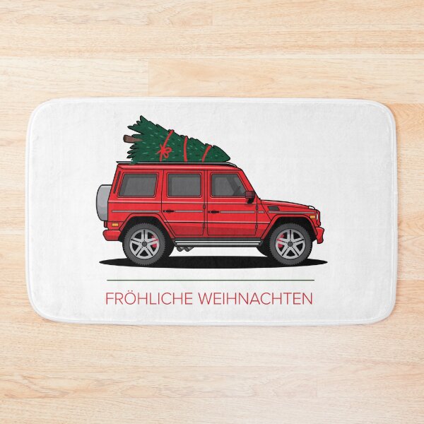 Item preview, Merc 4x4 SUV Luxury Car Red Christmas Wagon designed and sold by blackdogshop.