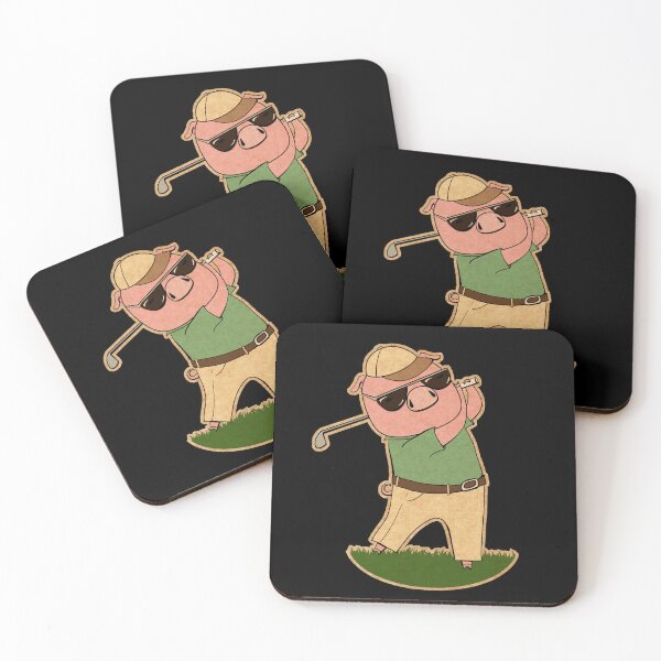 Item preview, Rich Pig Piger Hoofs Is Playing Golf On A Course  designed and sold by MagicEyesOnly.