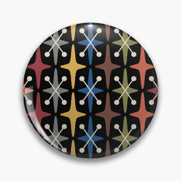 Item preview, Mid Century Modern Abstract Star Pattern designed and sold by tonymagnerart.