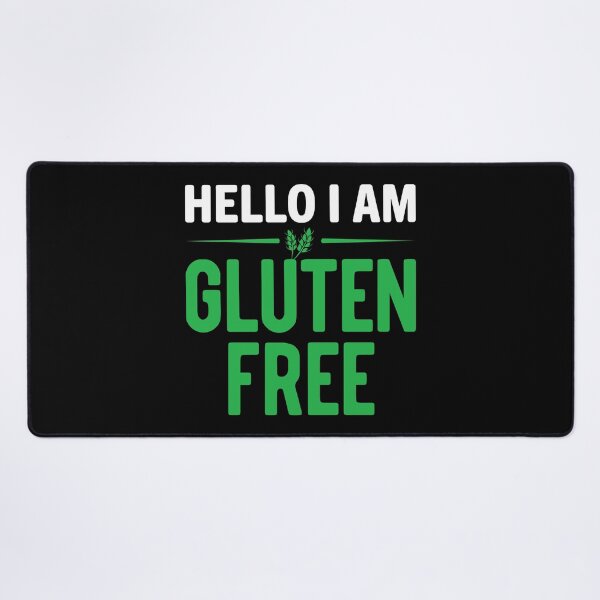 Item preview, "Hello, I am Gluten-free" t-shirt design designed and sold by MyGluteesFree77.