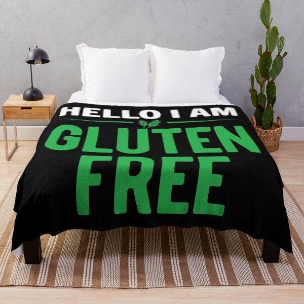 Item preview, "Hello, I am Gluten-free" t-shirt design designed and sold by MyGluteesFree77.