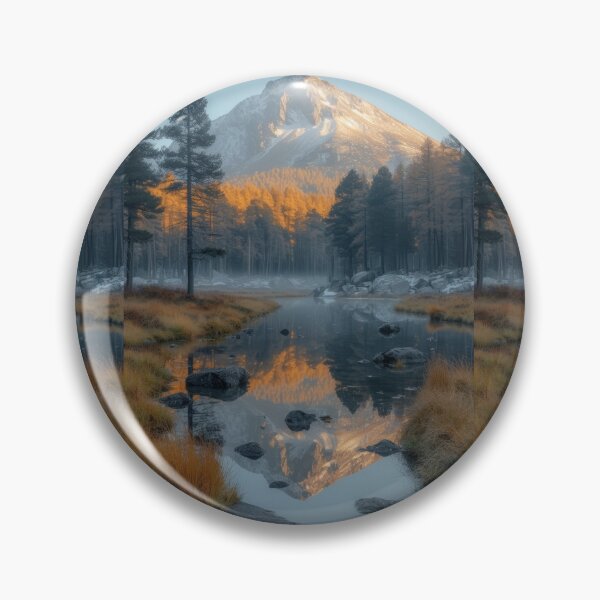 Item preview, Serene Wilderness with Mountain Backdrops designed and sold by Piotrek0001.